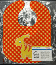 Load image into Gallery viewer, Parasaurolophus Dinosaur Baby Bib BB6893BIB