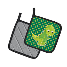 Load image into Gallery viewer, Iguanodon Dinosaur Pot Holders - Set of 2 - Heat-Resistant Kitchen Essentials BB6895PTHD