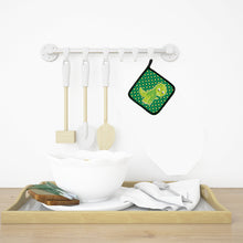 Load image into Gallery viewer, Iguanodon Dinosaur Pot Holders - Set of 2 - Heat-Resistant Kitchen Essentials BB6895PTHD