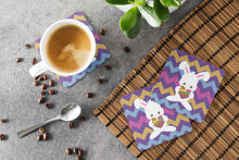 Load image into Gallery viewer, Easter Rabbit with Chocolate Heart Foam Coaster  BB6901FC