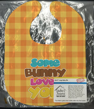 Load image into Gallery viewer, Easter Some Bunny Loves You Baby Bib BB6902BIB