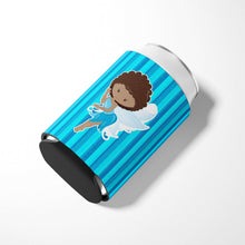 Load image into Gallery viewer, Fairy Blue Stripes Can or Bottle Hugger BB6906CC