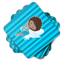 Load image into Gallery viewer, Fairy Blue Stripes Foam Coaster  BB6906FC