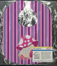 Load image into Gallery viewer, Fairy House Pink and Purple Baby Bib BB6908BIB