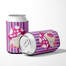Load image into Gallery viewer, Fairy House Pink and Purple Can or Bottle Hugger BB6908CC