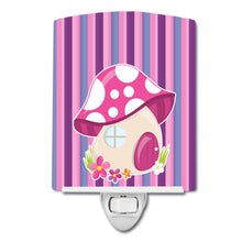 Load image into Gallery viewer, Fairy House Pink and Purple Ceramic Night Light BB6908CNL