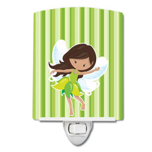 Load image into Gallery viewer, Fairy Green Stripes Ceramic Night Light BB6909CNL