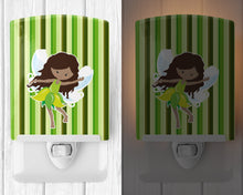Load image into Gallery viewer, Fairy Green Stripes Ceramic Night Light BB6912CNL