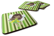 Load image into Gallery viewer, Fairy Green Stripes Foam Coaster  BB6912FC