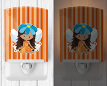 Load image into Gallery viewer, Fairy Orange Stripes Ceramic Night Light BB6913CNL