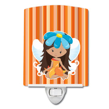 Load image into Gallery viewer, Fairy Orange Stripes Ceramic Night Light BB6913CNL