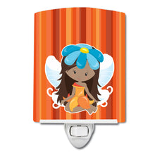 Load image into Gallery viewer, Fairy Orange Stripes Ceramic Night Light BB6915CNL