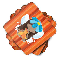 Load image into Gallery viewer, Fairy Orange Stripes Foam Coaster  BB6915FC