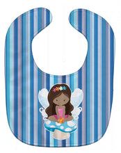 Load image into Gallery viewer, Fairy Blue Stripes Baby Bib BB6917BIB