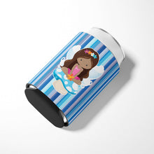 Load image into Gallery viewer, Fairy Blue Stripes Can or Bottle Hugger BB6917CC