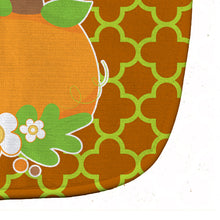 Load image into Gallery viewer, Fall Pumpkin Orange Quatrfoil Baby Bib BB6919BIB