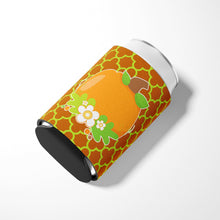 Load image into Gallery viewer, Fall Pumpkin Orange Quatrfoil Can or Bottle Hugger BB6919CC
