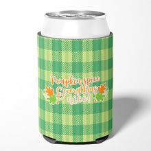 Load image into Gallery viewer, Fall Pumpkin Spice Gingham Can or Bottle Hugger BB6923CC