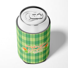 Load image into Gallery viewer, Fall Pumpkin Spice Gingham Can or Bottle Hugger BB6923CC