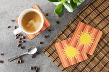 Load image into Gallery viewer, Sun with Stripes Foam Coaster  BB6924FC