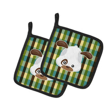 Load image into Gallery viewer, Dog Face Pot Holders - Set of 2 - Heat-Resistant Kitchen Essentials BB6925PTHD