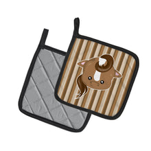 Load image into Gallery viewer, Horse Face Pot Holders - Set of 2 - Heat-Resistant Kitchen Essentials BB6927PTHD