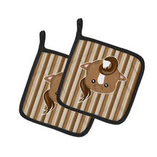 Load image into Gallery viewer, Horse Face Pot Holders - Set of 2 - Heat-Resistant Kitchen Essentials BB6927PTHD