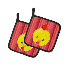Load image into Gallery viewer, Chicken Face Pot Holders - Set of 2 - Heat-Resistant Kitchen Essentials BB6929PTHD