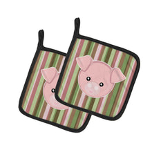 Load image into Gallery viewer, Pig Face Pot Holders - Set of 2 - Heat-Resistant Kitchen Essentials BB6930PTHD