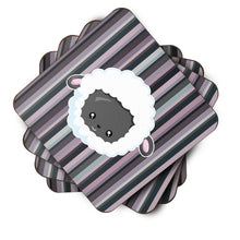 Load image into Gallery viewer, Black Sheep Lamb Face  Foam Coaster  BB6931FC