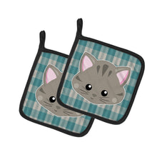 Load image into Gallery viewer, Kitten Face Pot Holders - Set of 2 - Heat-Resistant Kitchen Essentials BB6932PTHD