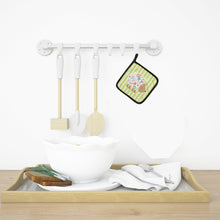 Load image into Gallery viewer, Flowered Hedgehog Pot Holders - Set of 2 - Heat-Resistant Kitchen Essentials BB6935PTHD