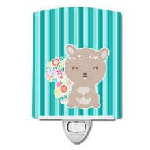 Load image into Gallery viewer, Flowered Squirrel Ceramic Night Light BB6936CNL