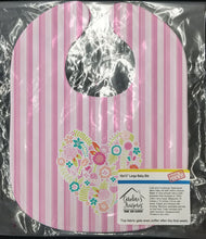 Load image into Gallery viewer, Flowered Heart Baby Bib BB6937BIB