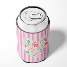 Load image into Gallery viewer, Flowered Heart Can or Bottle Hugger BB6937CC