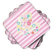 Load image into Gallery viewer, Flowered Heart Foam Coaster  BB6937FC