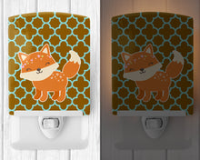 Load image into Gallery viewer, Fox on Quatrafoil Ceramic Night Light BB6939CNL