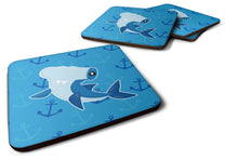 Load image into Gallery viewer, Hammerhead Shark on Anchors Foam Coaster  BB6941FC