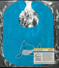 Load image into Gallery viewer, Shark with Waves Baby Bib BB6943BIB
