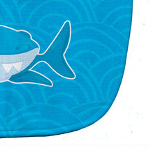 Load image into Gallery viewer, Shark with Waves Baby Bib BB6943BIB