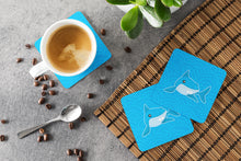 Load image into Gallery viewer, Shark with Waves Foam Coaster  BB6943FC