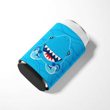 Load image into Gallery viewer, Shark Open Wide in Waves Can or Bottle Hugger BB6947CC