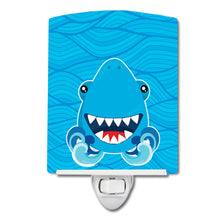 Load image into Gallery viewer, Shark Open Wide in Waves Ceramic Night Light BB6947CNL