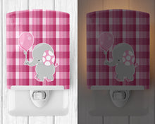 Load image into Gallery viewer, Elephant with Pink Balloon Ceramic Night Light BB6948CNL