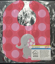 Load image into Gallery viewer, Elephant Big Polkadots Baby Bib BB6950BIB