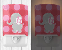 Load image into Gallery viewer, Elephant Big Polkadots Ceramic Night Light BB6950CNL