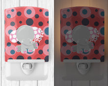 Load image into Gallery viewer, Elephant Lots of Polkadots Ceramic Night Light BB6951CNL