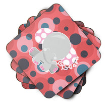 Load image into Gallery viewer, Elephant Lots of Polkadots Foam Coaster  BB6951FC