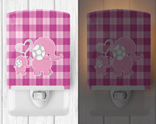Load image into Gallery viewer, Elephant and Baby Ceramic Night Light BB6953CNL
