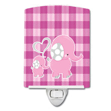 Load image into Gallery viewer, Elephant and Baby Ceramic Night Light BB6953CNL